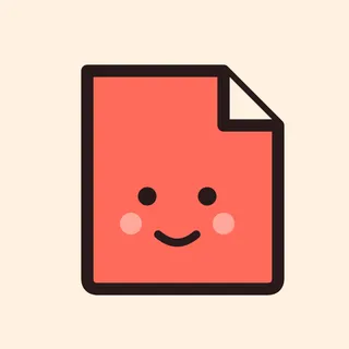 Icona PDFamico: file PDF con faccina sorridente
